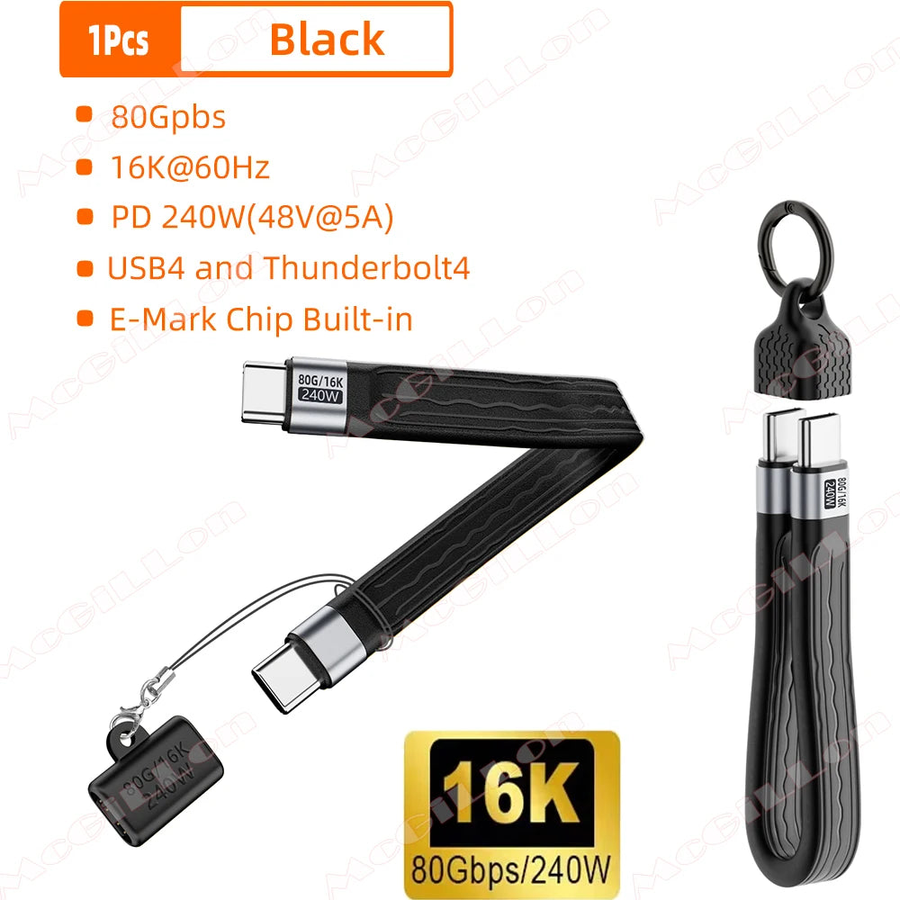 CowLost | product_id-keychain-usb4-gen4-240w-80gbps-usb-c-to-usb-c-fast-charging-data-cable |12
