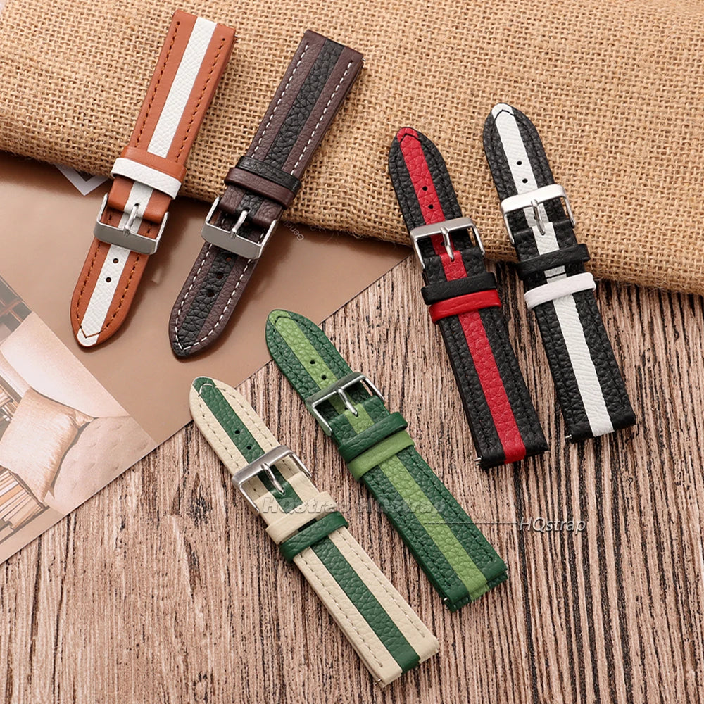 CowLost | product_id-cowhide-leather-quick-release-waterproof-watch-strap-for-huawei-20mm-22mm-unisex-sport-wristband |3