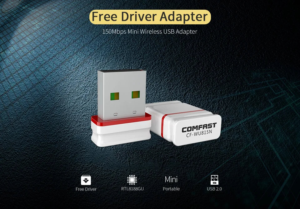 CowLost | comfast-mini-usb-wifi6-dongle-network-card-2-4ghz-wi-fi-lan-adapter |9