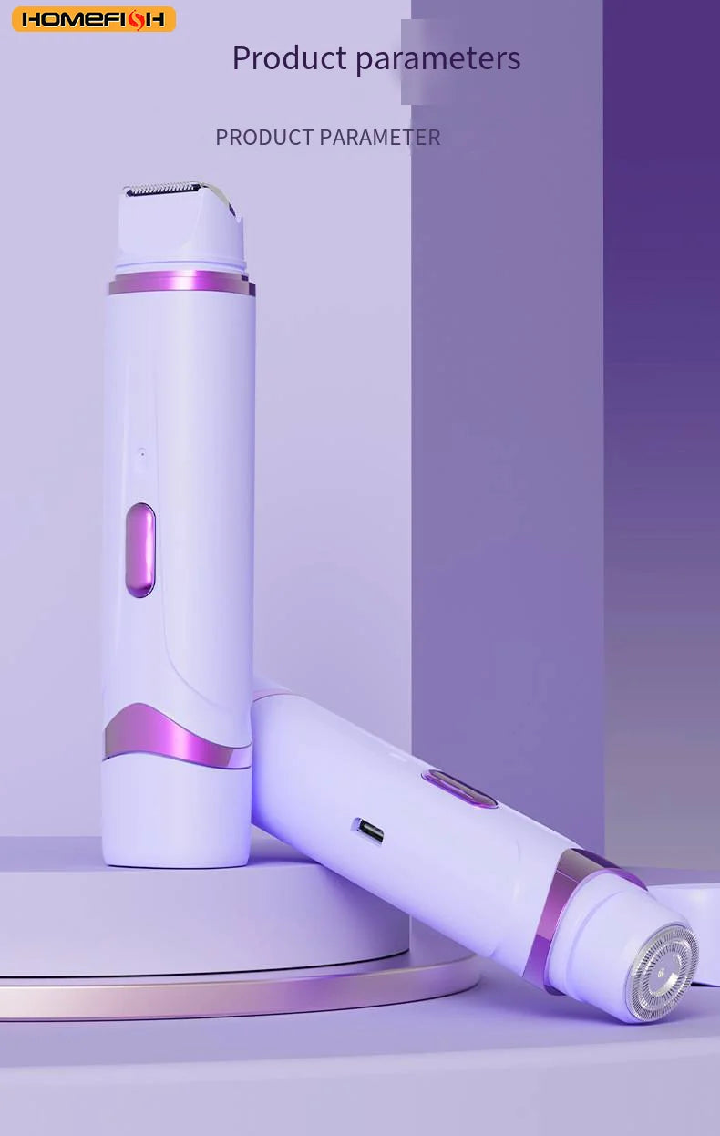 CowLost | product_id-homefish-2in1-rechargeable-electric-razor-epilator-for-women-painless-hair-removal |10