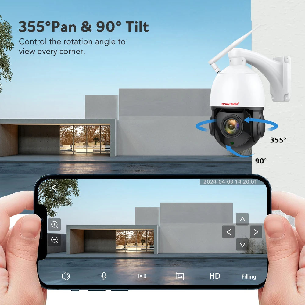 CowLost | outdoor-ip-camera-8mp-5mp-4g-sim-card-wifi-poe-ai-auto-tracking-30x-zoom-ptz-speed-dome-two-way-audio-ir-80m-surveillance-camera |11