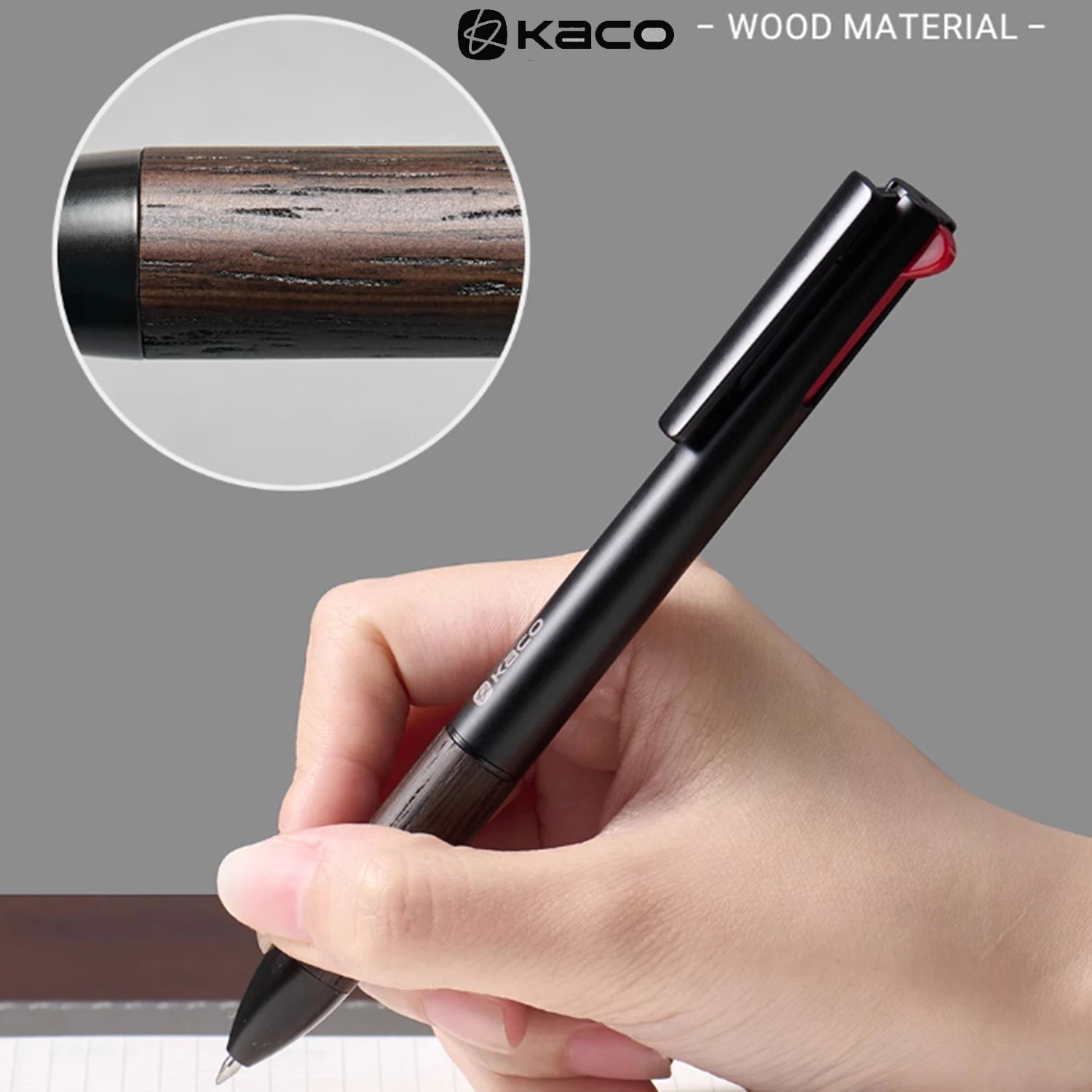CowLost | product_id-kaco-easy-3-in-1-wooden-metal-0-5mm-gel-pen-and-mechanical-pencil-multi-purpose-writing-pen |3