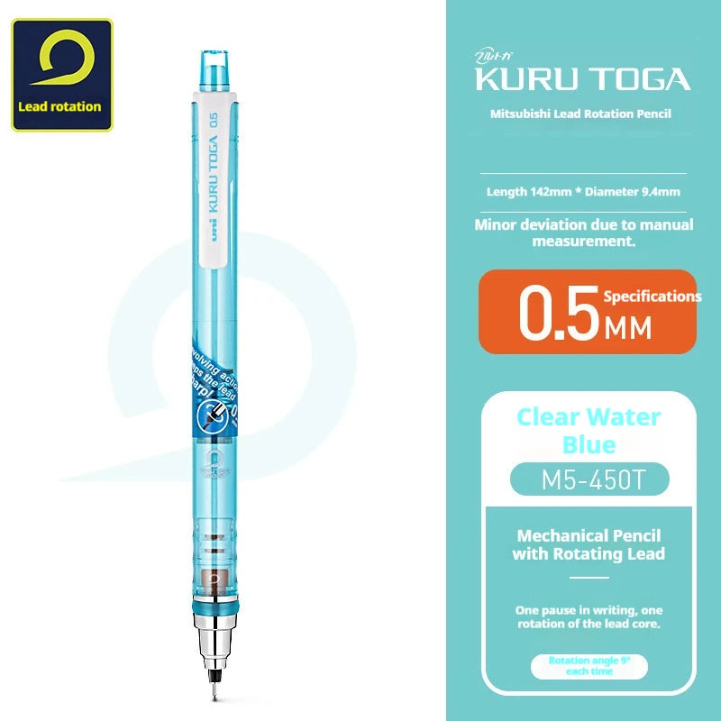 CowLost | product_id-uni-kuru-toga-450t-0-5mm-mechanical-pencil-with-ergonomic-grip-and-anti-smudge-lead-auto-rotating-tip-for-writing-and-sketching |27