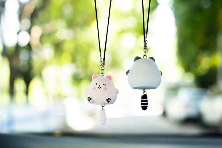 CowLost | product_id-resin-chubby-anime-cat-rearview-mirror-pendant-with-wagging-tail-ornament-gift |13