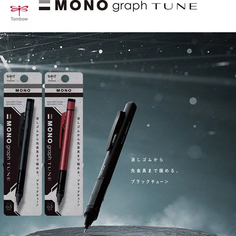 CowLost | product_id-tombow-mono-graph-tune-mechanical-pencil-0-5mm-retro-limited-edition-matte-smooth-low-center-design |1