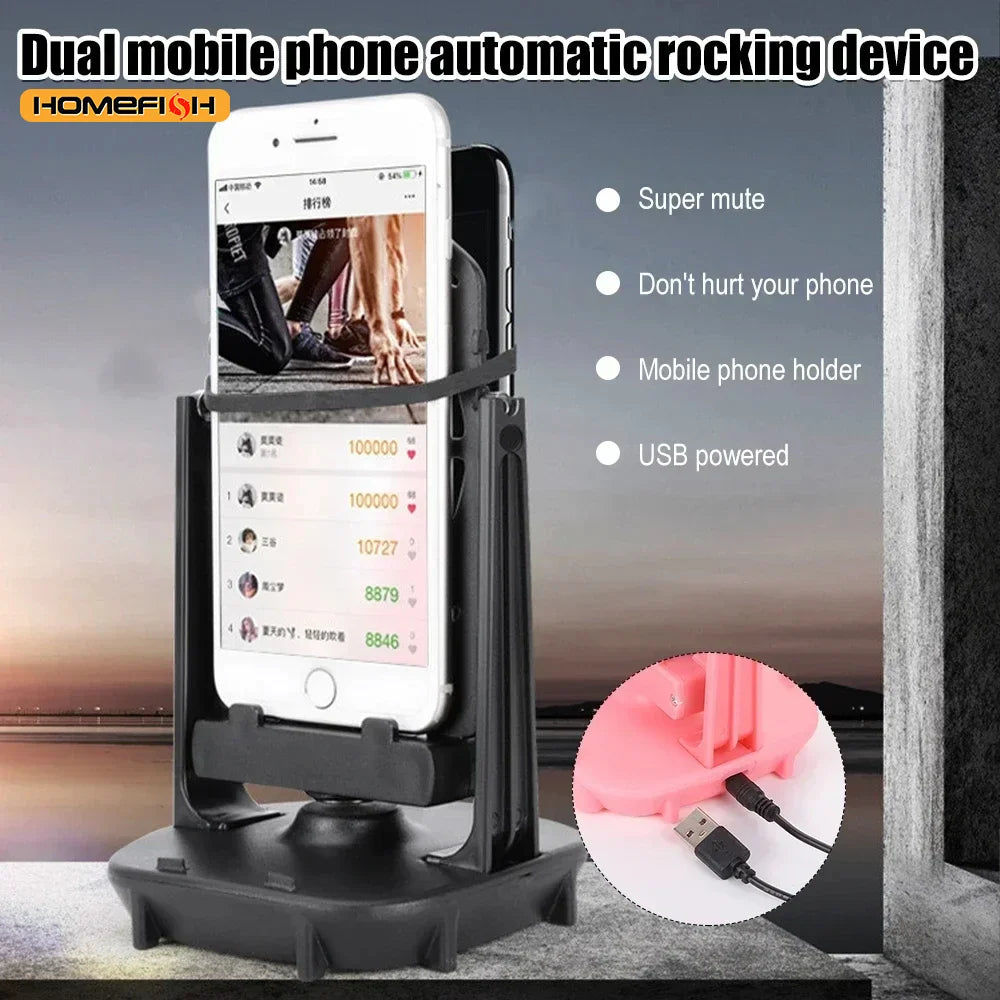 CowLost | iron-product_id-homefish-desk-mobile-phone-stand-with-walking-swing-and-pedometer-holder |2