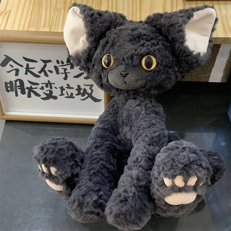CowLost | fencing-barriers-devon-rex-plush-toy-german-curly-cat-soft-stuffed-doll |21