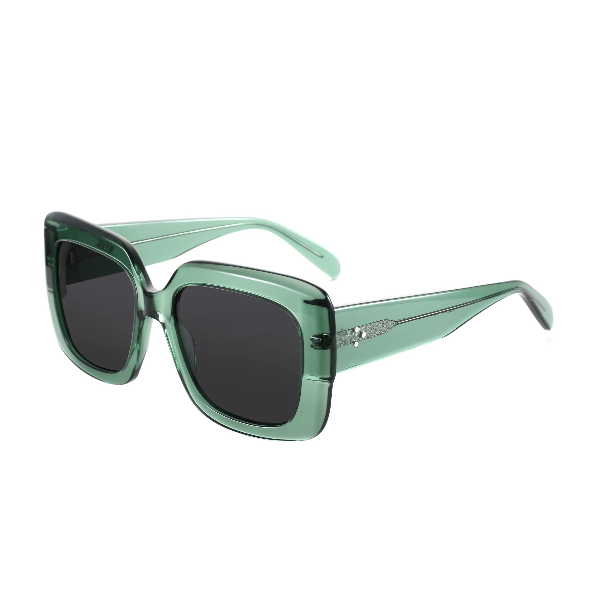 CowLost | zenottic-women-large-rectangle-polarized-sunglasses-thick-frame-uv400-protection |18