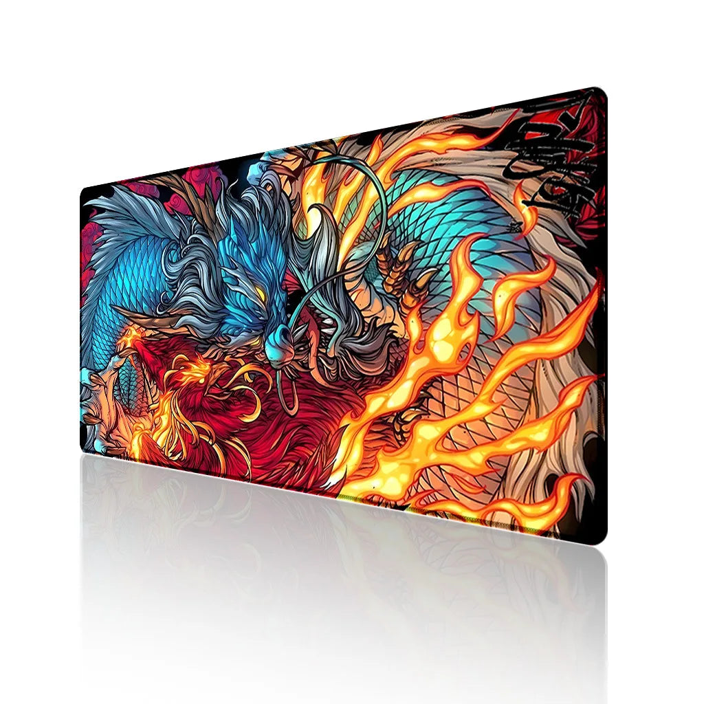 CowLost | japanese-dragon-large-gaming-mousepad |8