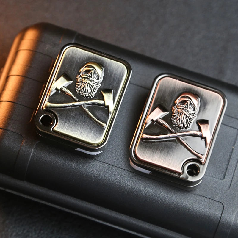 CowLost | edc-zinc-alloy-3d-skull-magnetic-stress-relief-toy-push-slider-tactile-sensory-tool-for-adhd-adults-gifts-fidget-slider |2