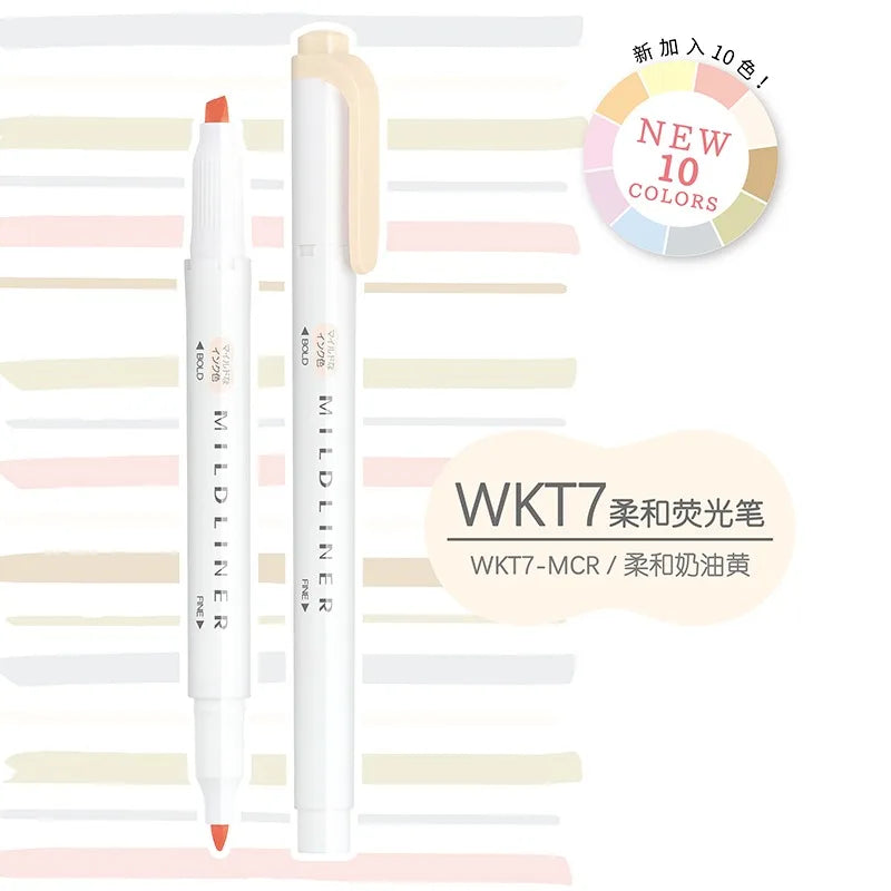 CowLost | product_id-zebra-wkt7-mildliner-dual-tip-highlighter-japanese-stationery-1pc |36