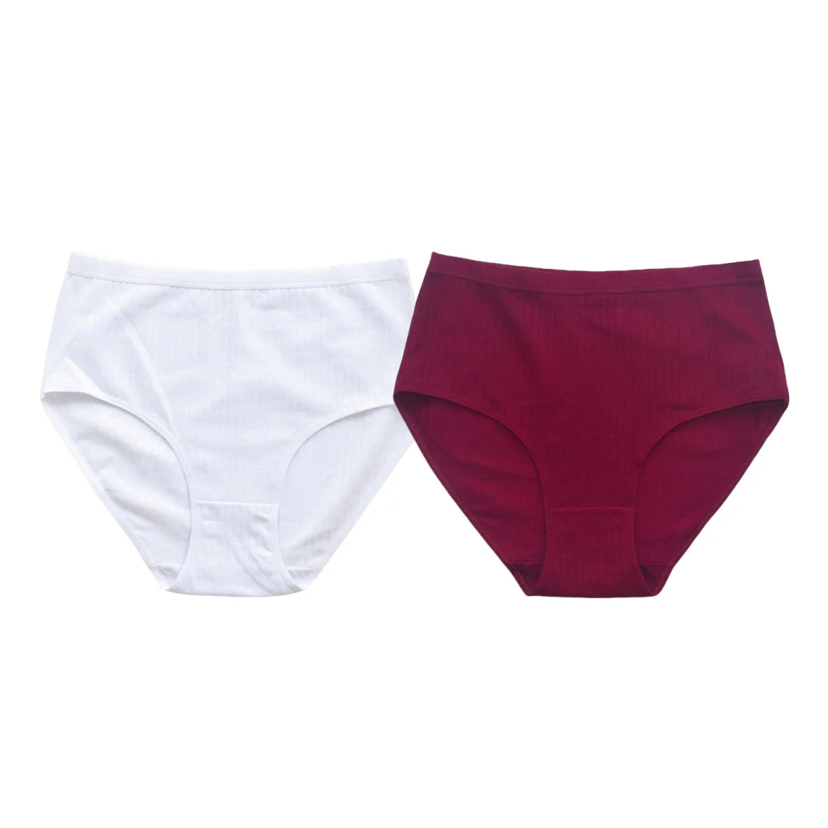 CowLost | product_id-2-pack-women-s-plus-size-high-waist-cotton-briefs-m-xxl-breathable-panties |20