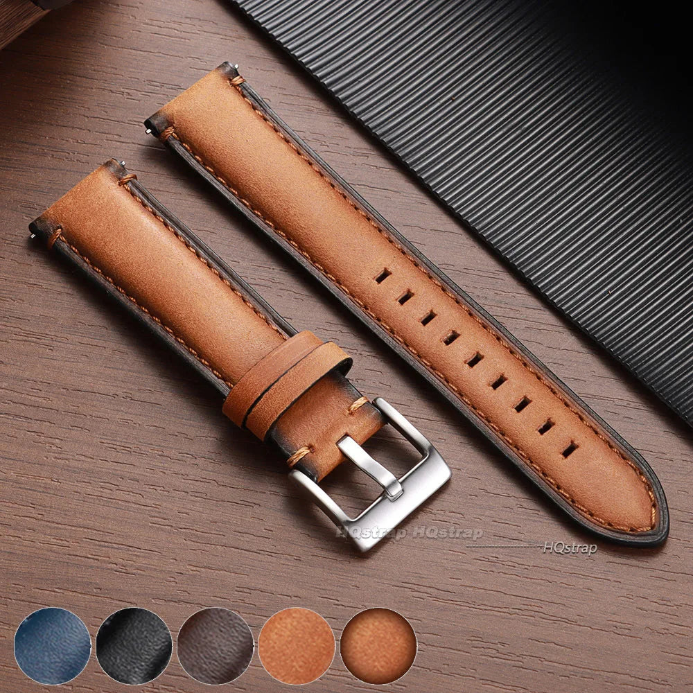 CowLost | product_id-vintage-quick-release-leather-watch-strap-for-seiko-omega-20mm-22mm-24mm-unisex |7