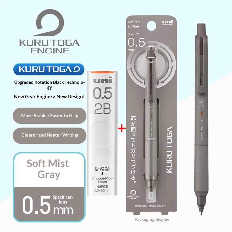 CowLost | product_id-uni-kurutoga-m5-ks-0-5mm-mechanical-pencil-with-auto-rotating-lead-for-stable-writing-and-study |26