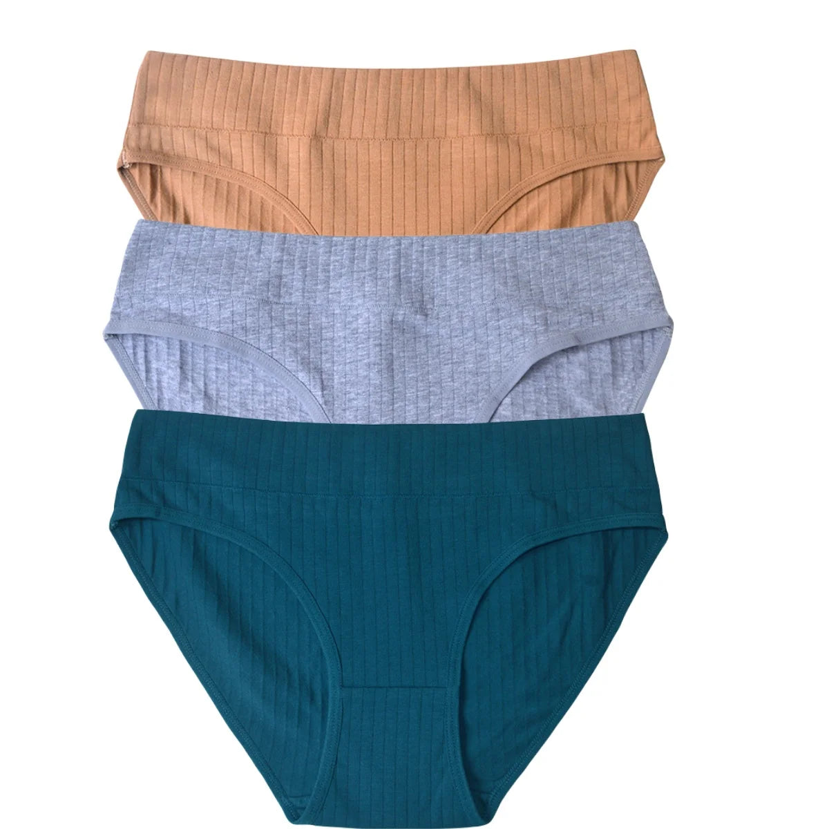 CowLost | product_id-3pcs-women-s-cotton-low-waist-solid-briefs-m-xl-breathable-comfortable-panties |27