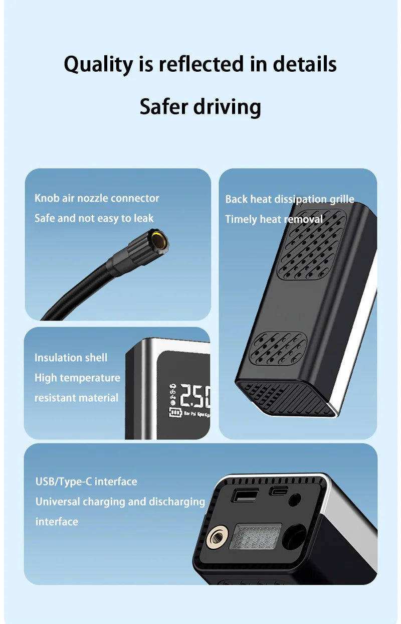 CowLost | product_id-portable-wireless-high-pressure-car-air-pump-with-power-bank-for-fast-inflation |20