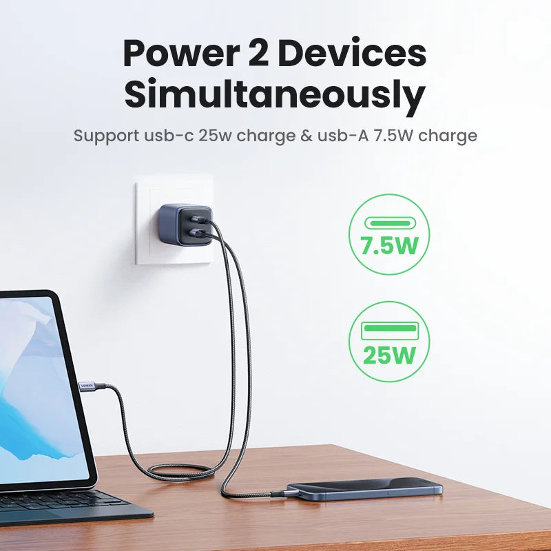 CowLost | ugreen-gan-35w-charger-usb-c-fast-charger-pd3-0-qc3-0 |2