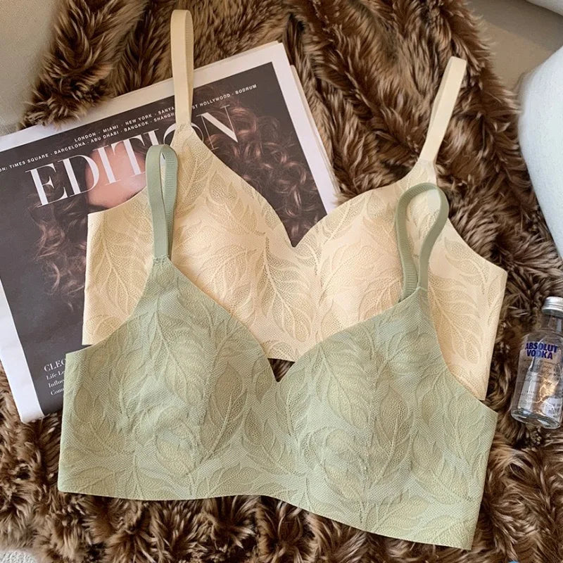 CowLost | product_id-ultra-thin-seamless-wire-free-lace-bra-for-large-breasts-soft-breathable-support |1