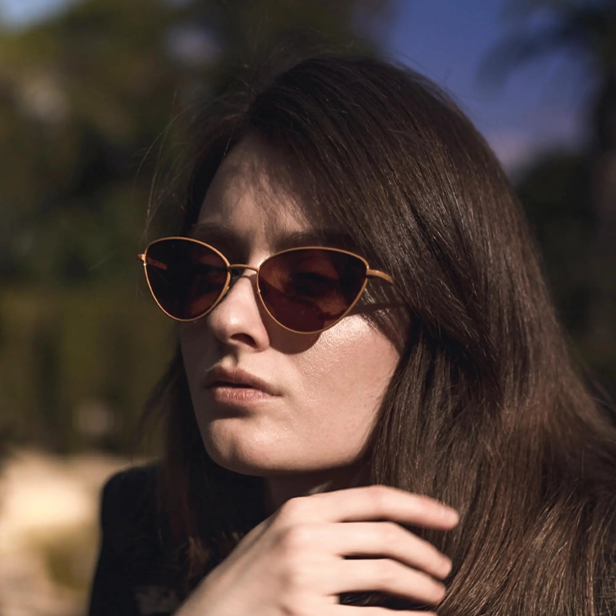 CowLost | zenottic-ladies-fashion-small-cat-eye-sunglasses-fashion-narrow-metal-frame |2