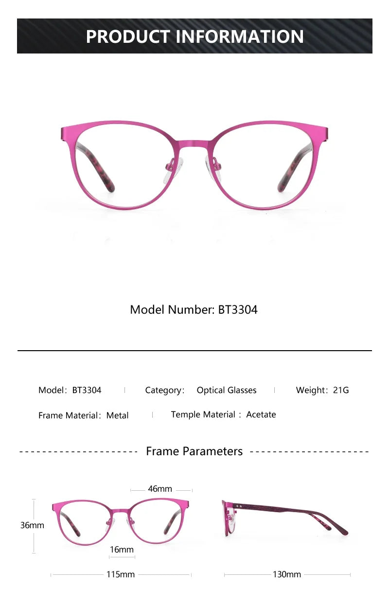 CowLost | zenottic-kids-round-metal-stylish-trending-glasses-frame |11
