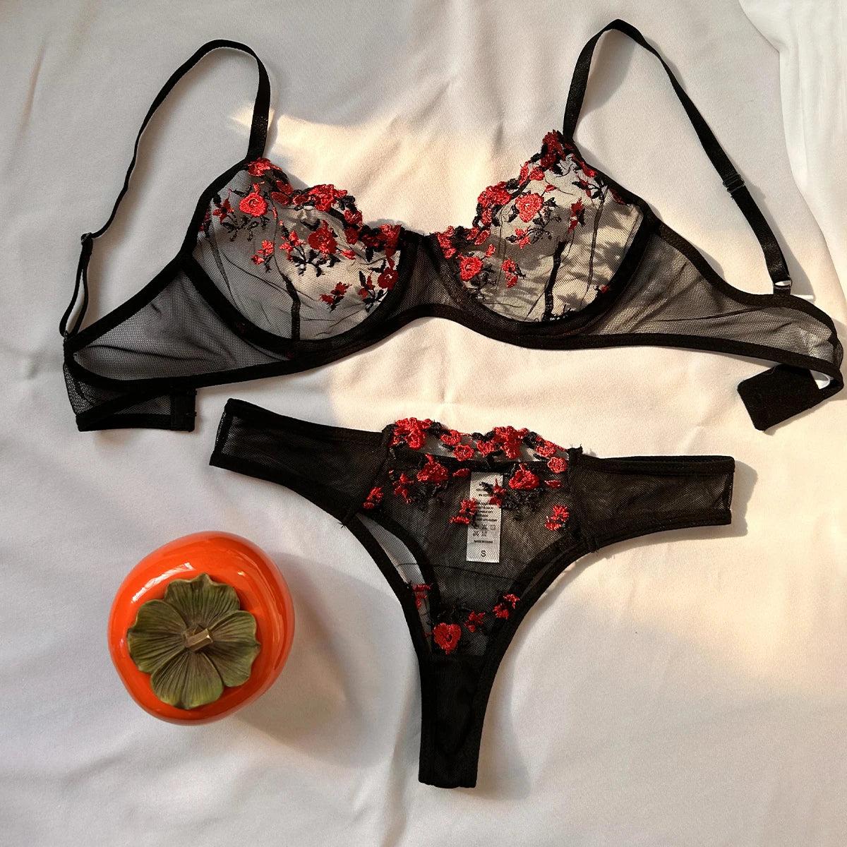 CowLost | sexy-lace-lingerie-push-up-semi-sheer-bra-and-panty-sets |15