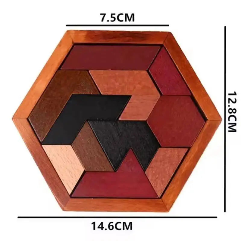CowLost | fencing-barriers-montessori-wooden-geometric-shape-intelligence-puzzle-toy |9