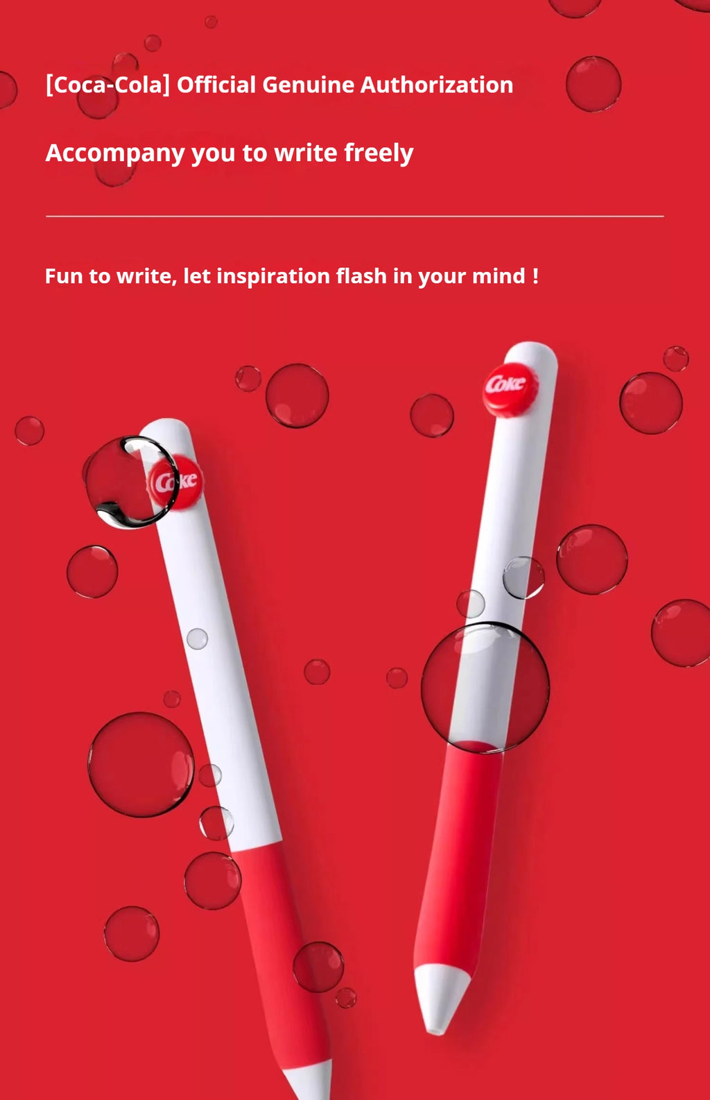 CowLost | product_id-kaco-coca-cola-co-branded-0-5mm-black-gel-pen-quick-drying-for-students-exams |8