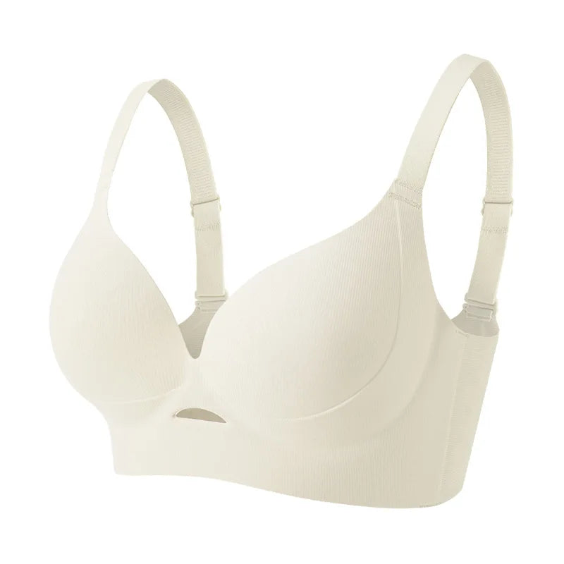 CowLost | product_id-fallsweet-plus-size-wireless-seamless-push-up-bra-with-thin-hollow-out-cups |13