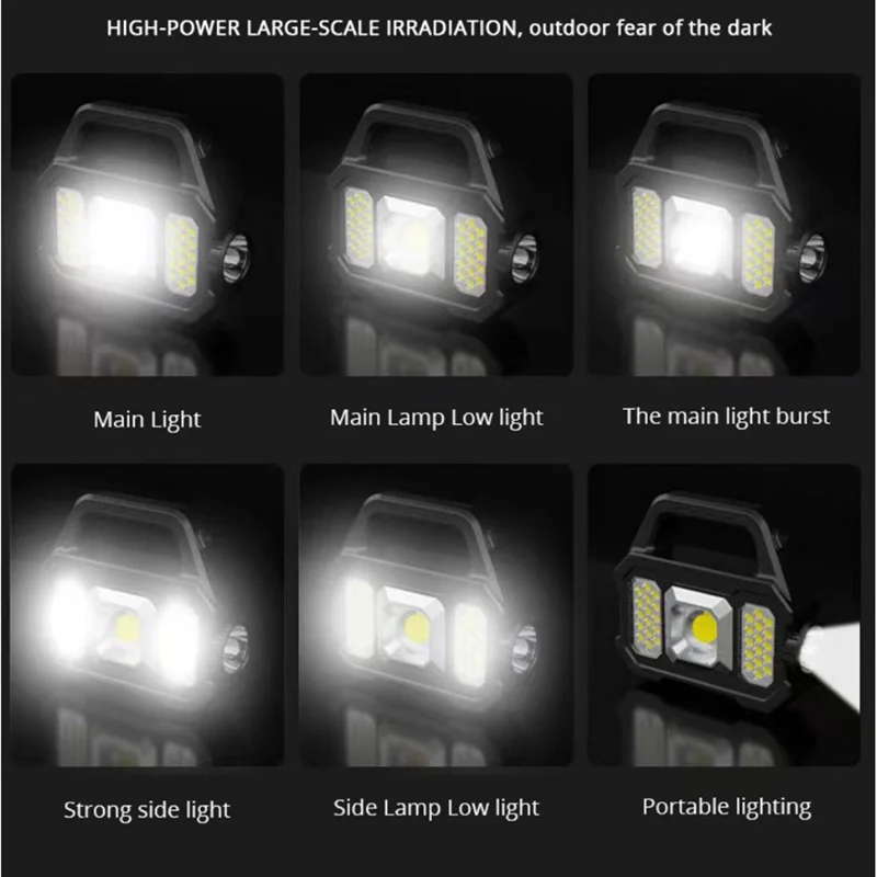 CowLost | product_id-solar-rechargeable-waterproof-led-camping-flashlight-with-cob-zoom-phone-charger |2