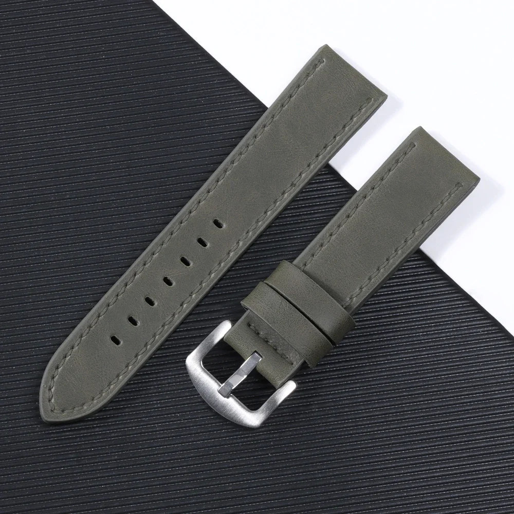 CowLost | product_id-universal-genuine-leather-waterproof-watch-strap-replacement-for-rolex-seiko-18-20-22-24mm |42
