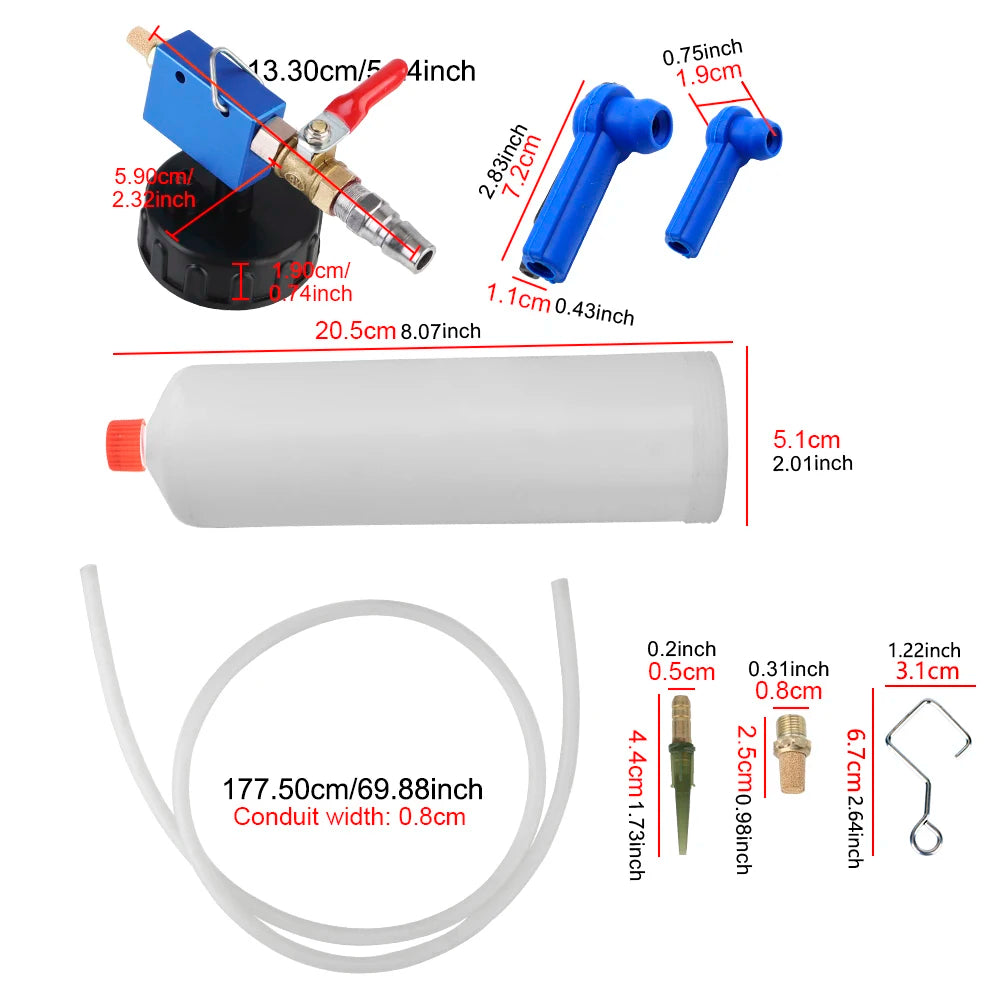 CowLost | product_id-universal-car-brake-fluid-pump-hydraulic-clutch-bleeder-drain-tool-kit |3