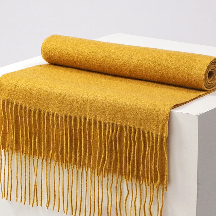 CowLost | winter-pure-long-wool-scarf-women-luxury-brand |31