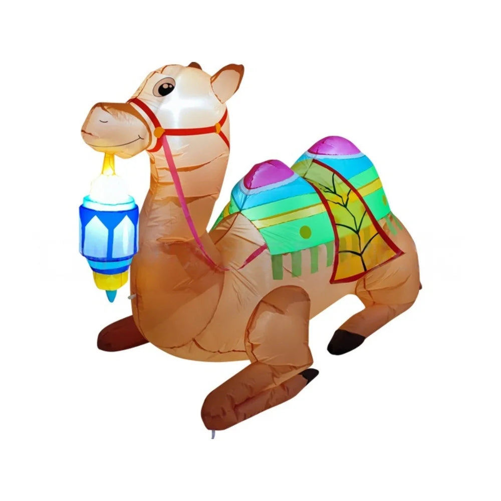 CowLost | 1-8m-6ft-ramadan-inflatable-camel-decoration-built-in-led-lights |4