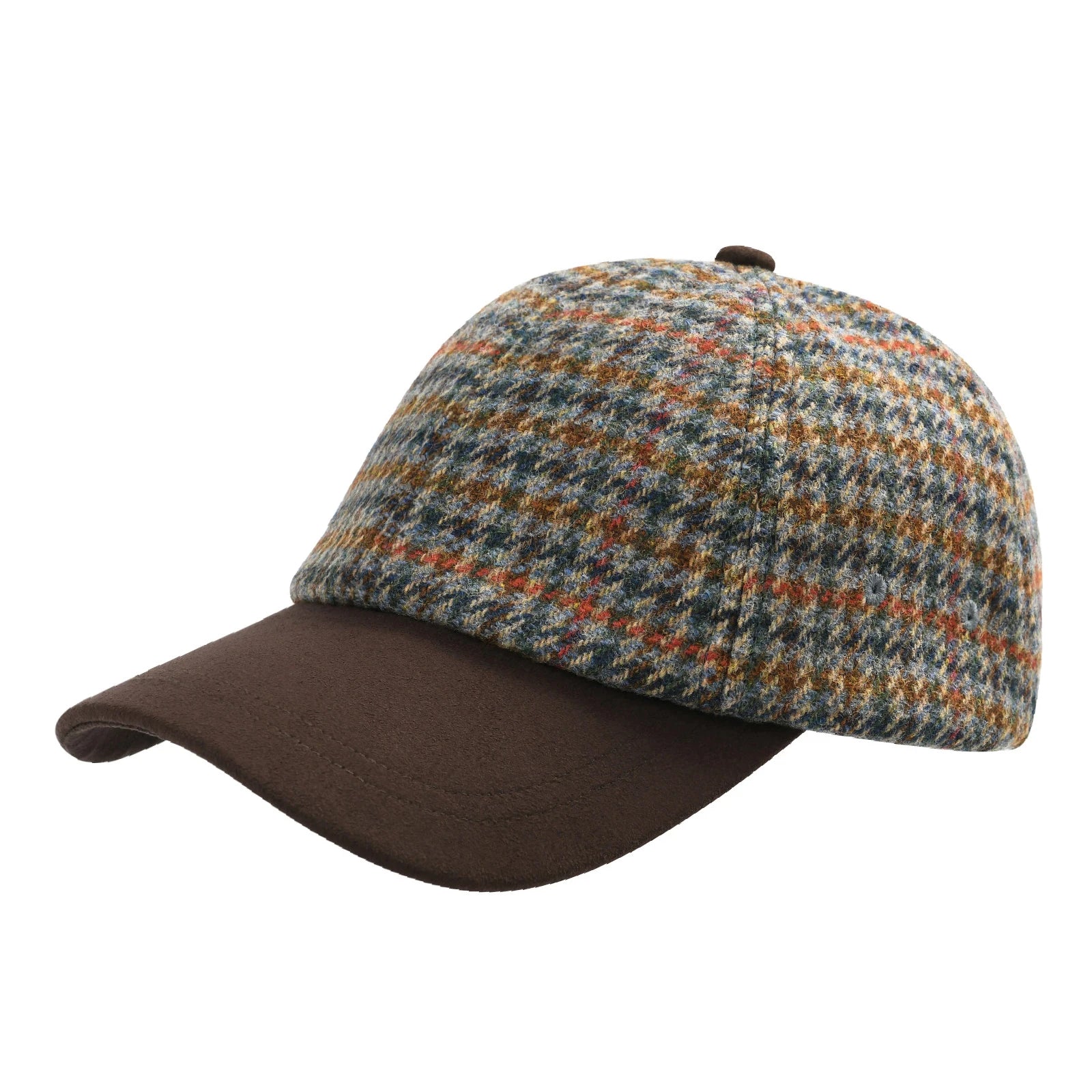 CowLost | botvela-mens-wool-tweed-baseball-cap-casual-style-soft-adjustable-unstructured-hat |21