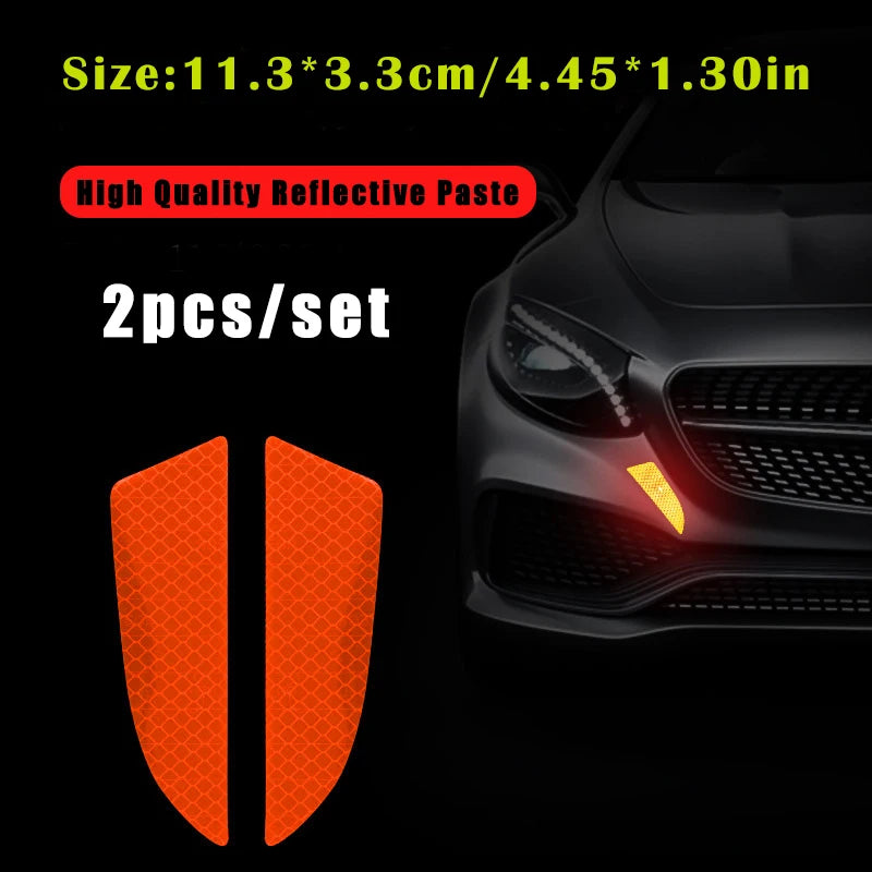 CowLost | product_id-2pcs-reflective-safety-strip-stickers-for-car-front-bumper |9