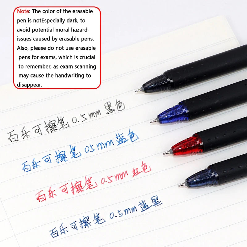 CowLost | product_id-pilot-frixion-0-5mm-retractable-erasable-gel-pens-black-red-blue-ink-for-homework-notes |6