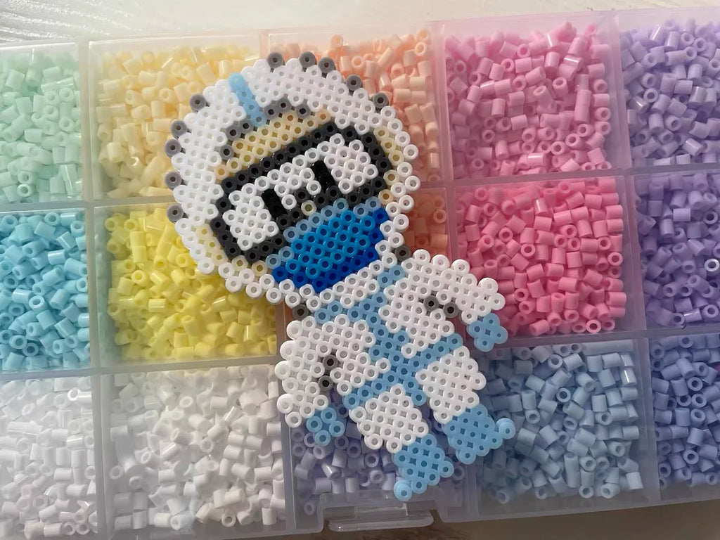 7 Types 2.6mm Perler Beads Pegboard Template for Hama Beads DIY Crafts Puzzle Tool