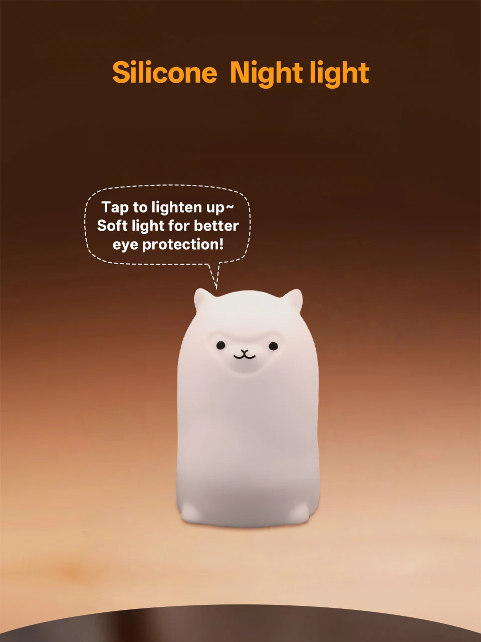 CowLost | product_id-ggbingo-usb-rechargeable-rgb-led-alpaca-touch-sensor-night-light |7