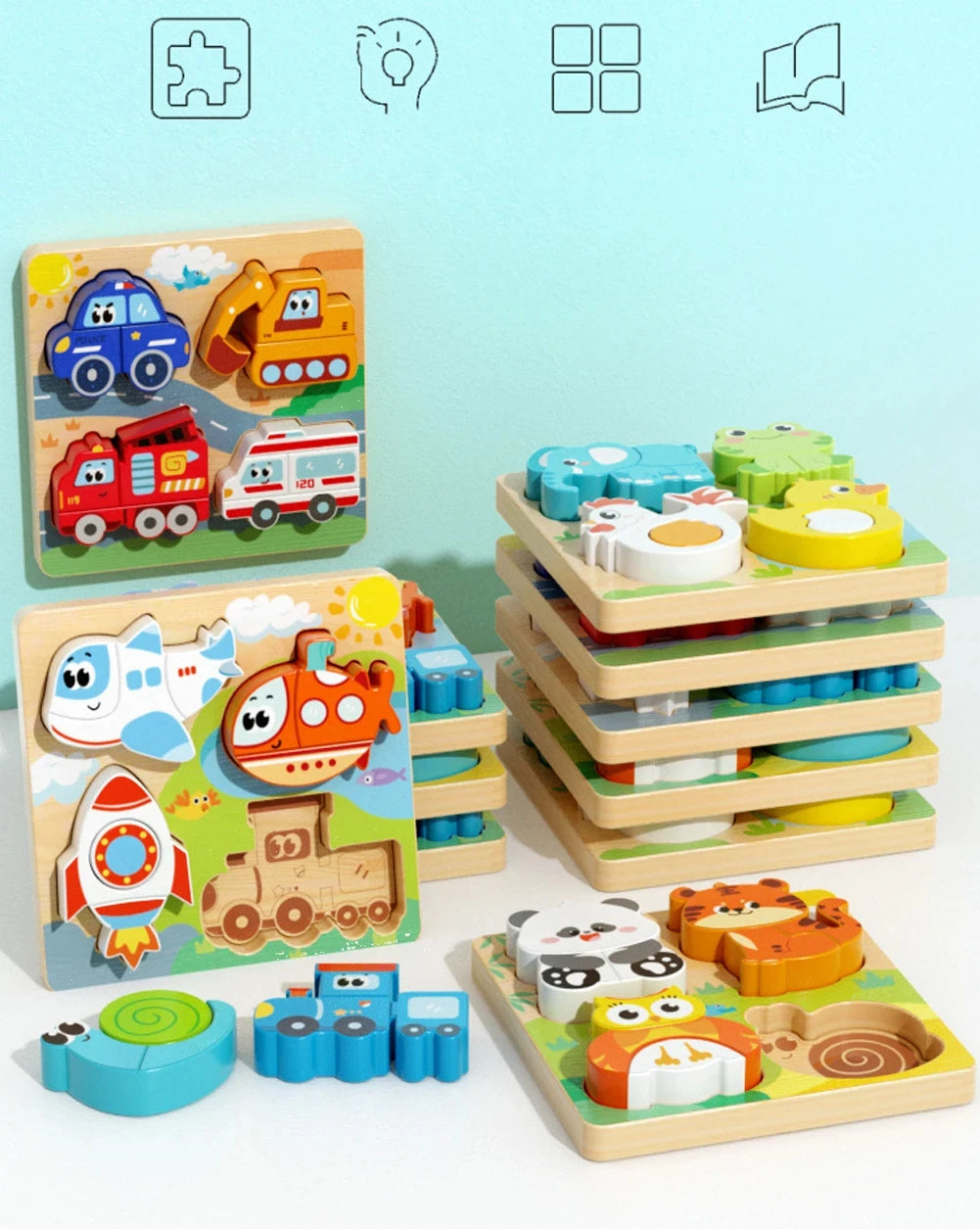 CowLost | fencing-barriers-educational-wooden-puzzle-toy-for-boys-girls-toddlers |8