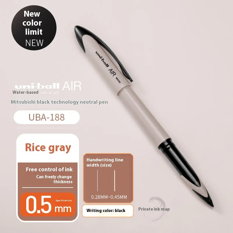 CowLost | product_id-uni-ball-air-uba-188-black-gold-series-gel-pen-quick-dry-high-end-office-pen |29