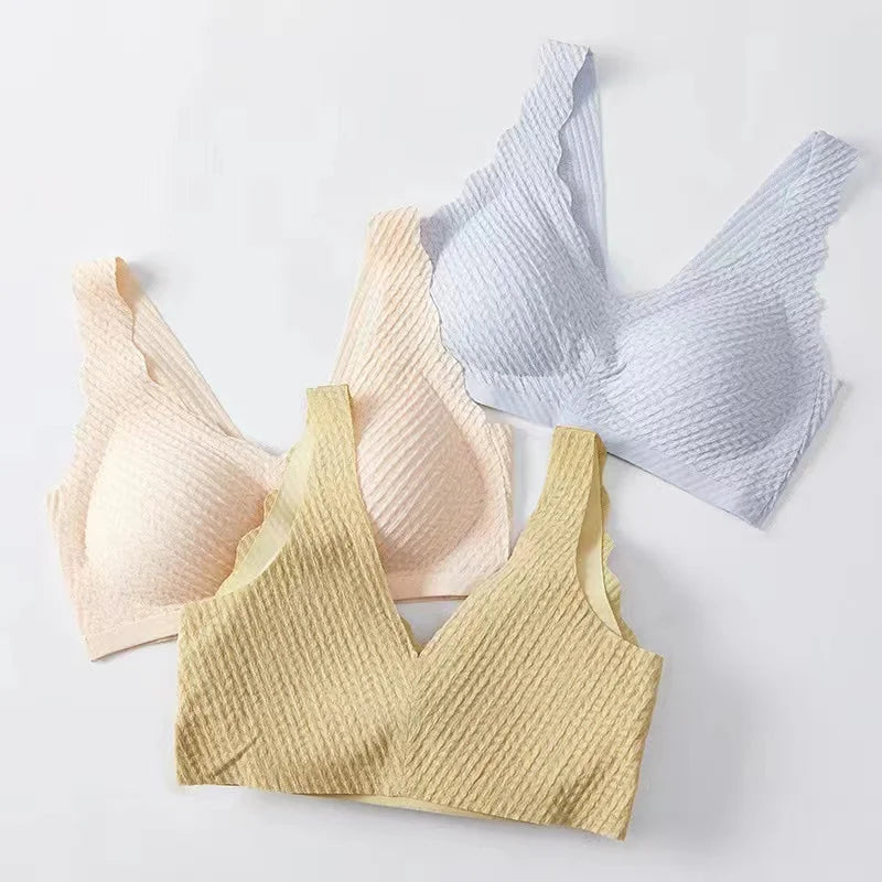 CowLost | product_id-seamless-wireless-lace-sports-bra-with-thin-cushion-comfortable-one-piece-top-for-women |3