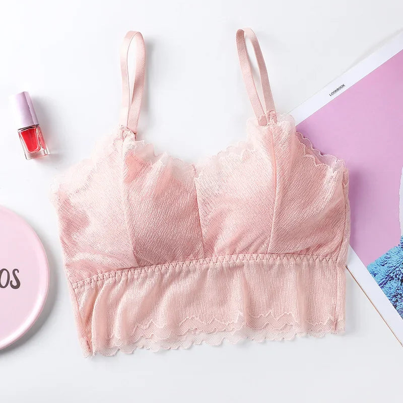 CowLost | product_id-wireless-padded-lace-bralette-crop-top-for-women-summer-lingerie |5