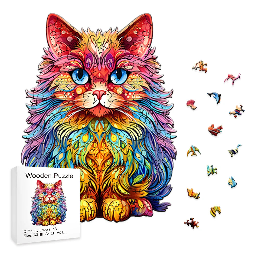 CowLost | persian-cat-wooden-puzzles-for-advanced-players-creative-various-special-shapes-creative-gifts-for-boys-and-girls-gifts |1