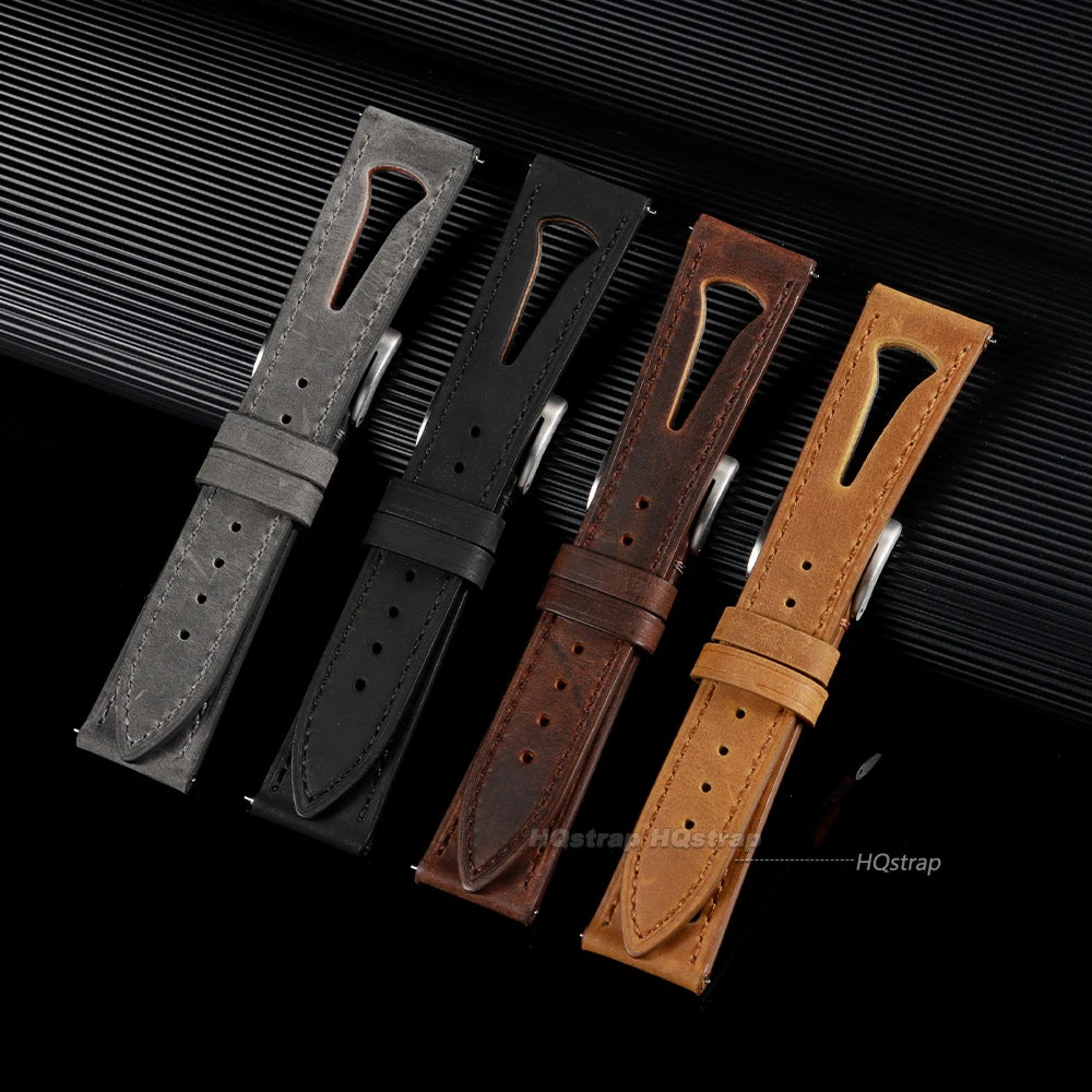 CowLost | product_id-hqstrap-oil-wax-cowhide-leather-watchband-20-24mm-universal-retro-waterproof-sport-strap |2