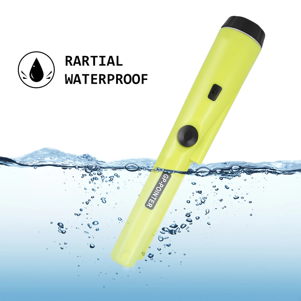 Handheld Waterproof Metal Detector 360° High Sensitivity GP-Pointer Scanner for Gold Silver Coins