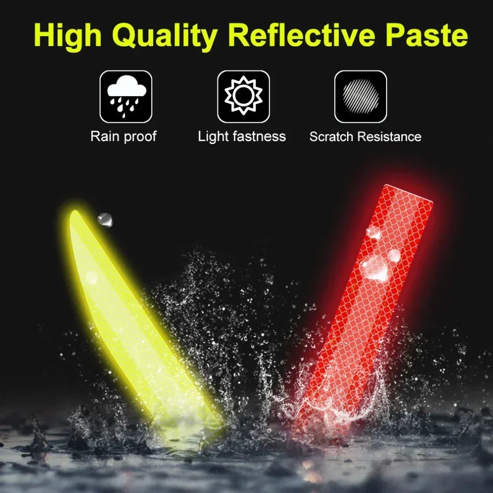 CowLost | 5pcs-set-car-reflectante-reflector-sticker-90-5-car-body-trunk-exterior-auto-accessories-reflex-exterior-warning-reflective-tape |3