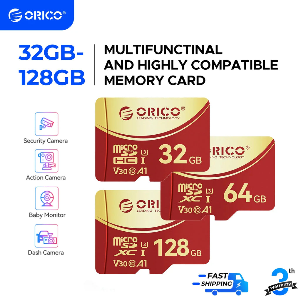 CowLost | orico-2-packs-microsdxc-uhs-i-memory-card-100mb-s-4k-uhd-recoding |1