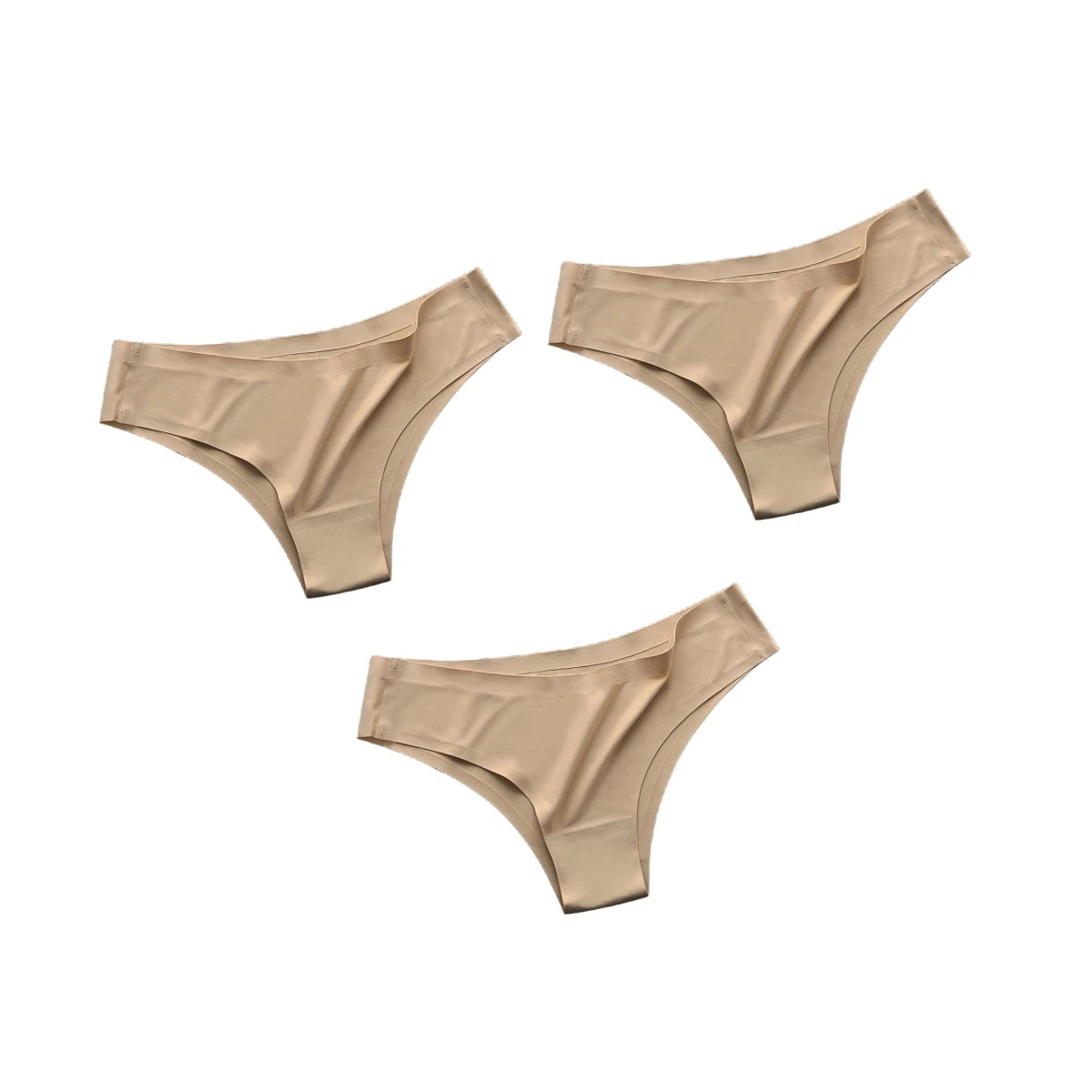 CowLost | product_id-3pcs-women-s-seamless-low-rise-ultra-thin-ice-silk-briefs-solid-color |26