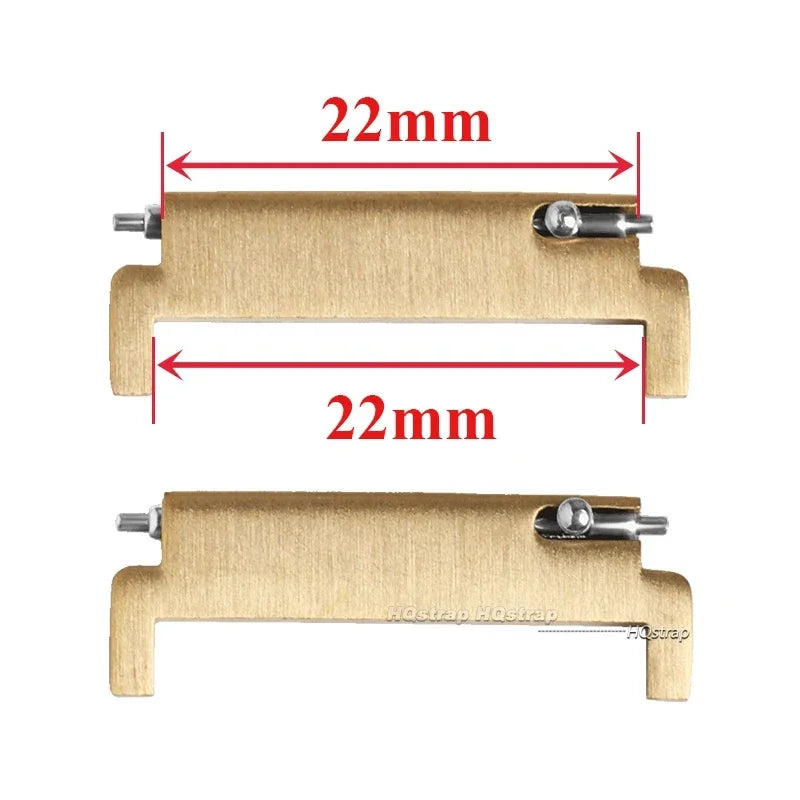 CowLost | product_id-2pcs-stainless-steel-quick-release-watch-strap-adapters-18mm-22mm |20