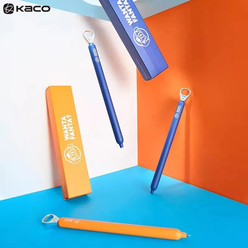 CowLost | product_id-kaco-fanta-collaboration-0-5mm-black-gel-pen-smooth-writing-for-study-office |6